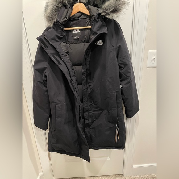 North Face Arctic Parka TNF Black Size XXL - Picture 6 of 9